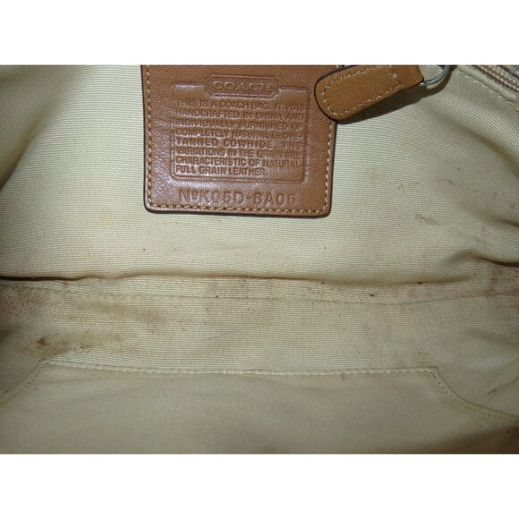 COACH 2005 Vintage Demi Buckle Flap Leather Soho in Camel Brown - Picture 11 of 15